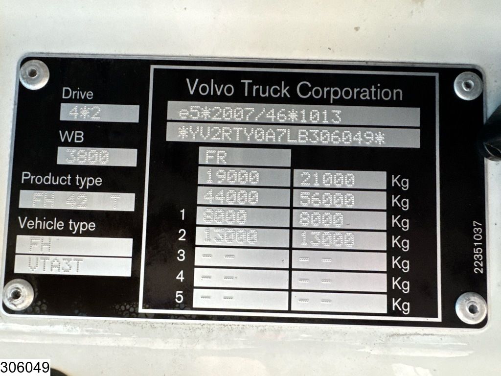 Volvo FH 460 EURO 6, Standairco