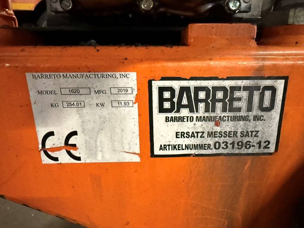 Grondfrees Barreto 1620 Benzine 16pk 2019