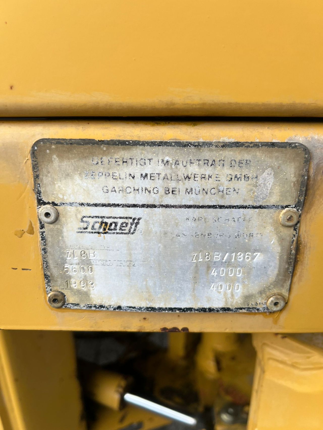 Zeppelin Scheaf ZL8B 1993 5300 uur