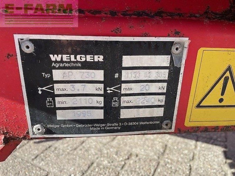 Welger ap 730 pers