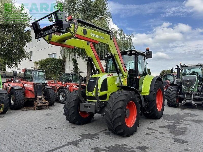 Claas arion 640 cis + quicke q65 CIS