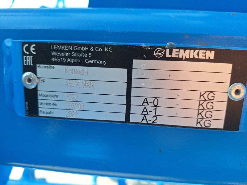 Lemken Korund 8 / 450 K MAR Federzinkenge