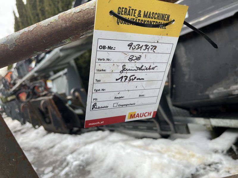 Gummischieber 1750mm Weidemann MV