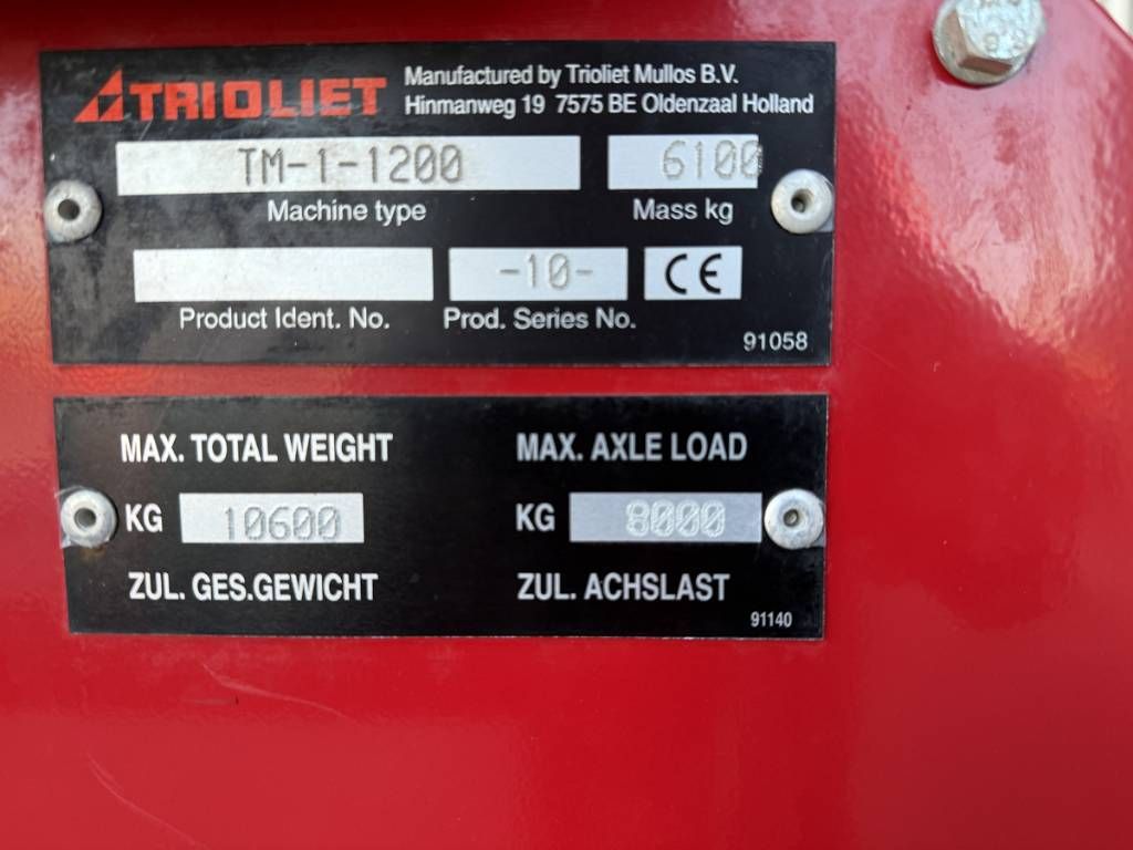 Trioliet Triomix 1-1200