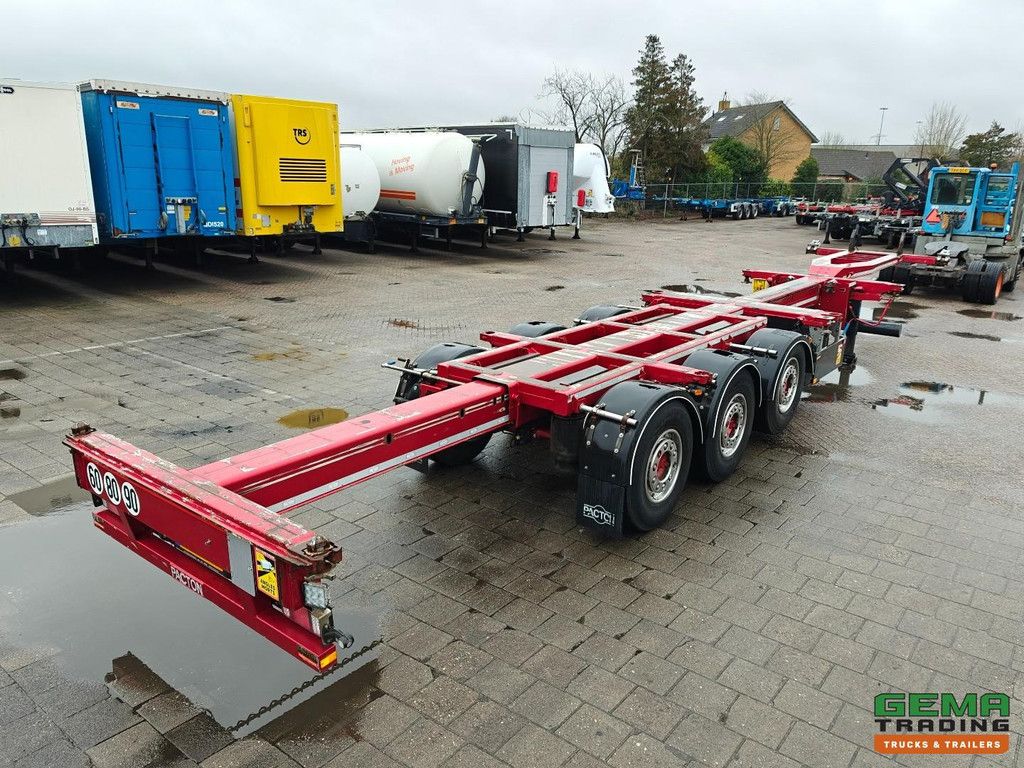 Pacton TXC343 3 Valx-Achsen – Trommelbremsen – NGP-Generator – Liftachse – 2x ausziehbar – Metallic-Rot