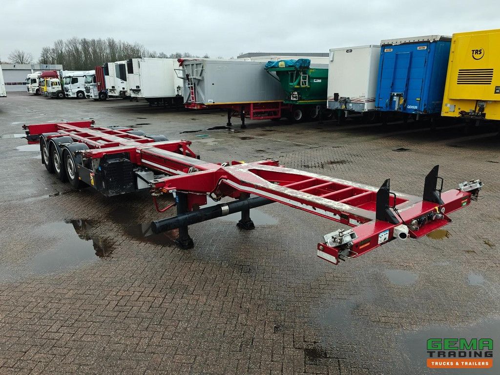 Pacton TXC343 3 Valx-Achsen – Trommelbremsen – NGP-Generator – Liftachse – 2x ausziehbar – Metallic-Rot