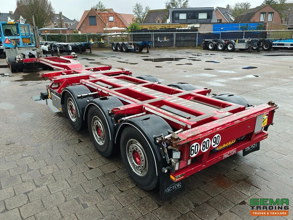 Pacton TXC343 3 Valx-Achsen – Trommelbremsen – NGP-Generator – Liftachse – 2x ausziehbar – Metallic-Rot