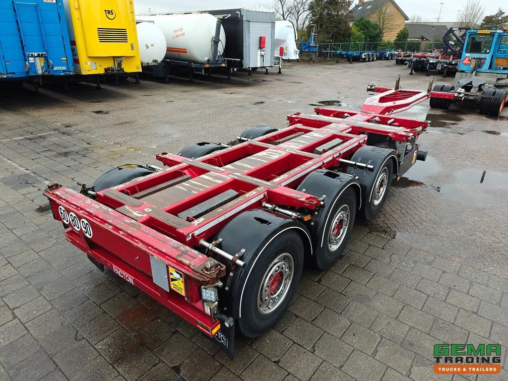 Pacton TXC343 3 Valx-Achsen – Trommelbremsen – NGP-Generator – Liftachse – 2x ausziehbar – Metallic-Rot