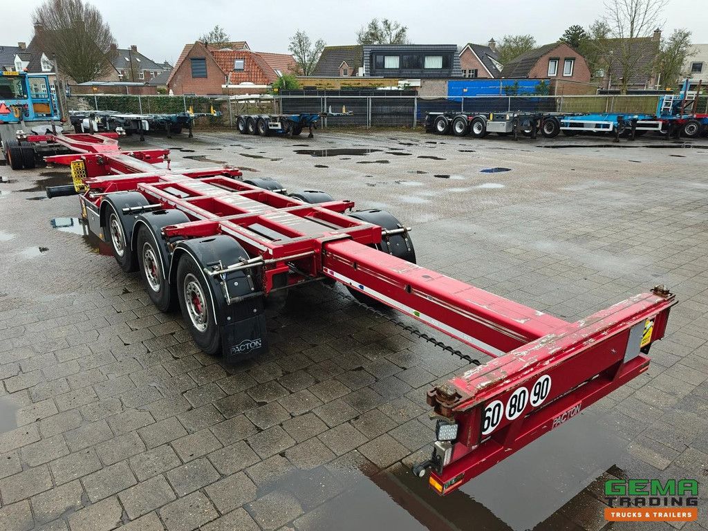 Pacton TXC343 3 Valx-Achsen – Trommelbremsen – NGP-Generator – Liftachse – 2x ausziehbar – Metallic-Rot