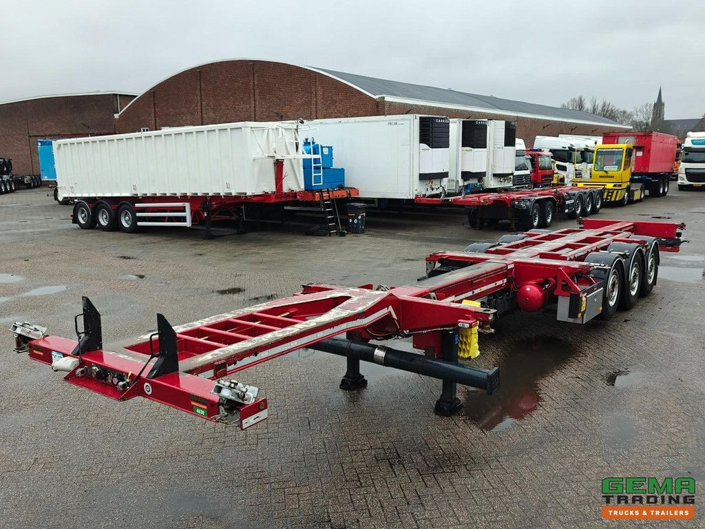 Pacton TXC343 3 Valx-Achsen – Trommelbremsen – NGP-Generator – Liftachse – 2x ausziehbar – Metallic-Rot