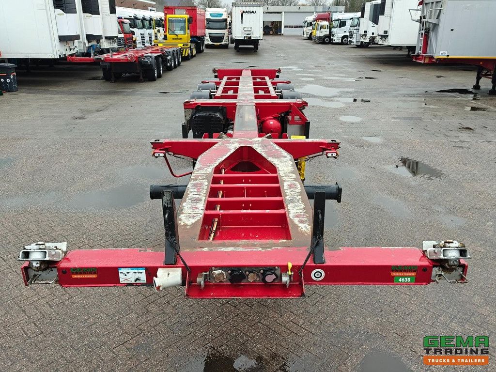 Pacton TXC343 3 Valx-Achsen – Trommelbremsen – NGP-Generator – Liftachse – 2x ausziehbar – Metallic-Rot