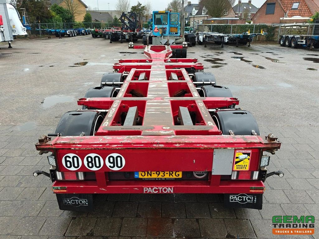 Pacton TXC343 3 Valx-Achsen – Trommelbremsen – NGP-Generator – Liftachse – 2x ausziehbar – Metallic-Rot