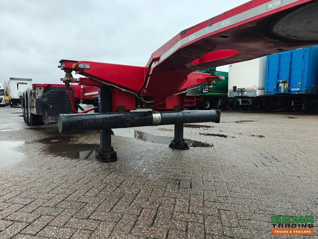 Pacton TXC343 3 Valx-Achsen – Trommelbremsen – NGP-Generator – Liftachse – 2x ausziehbar – Metallic-Rot