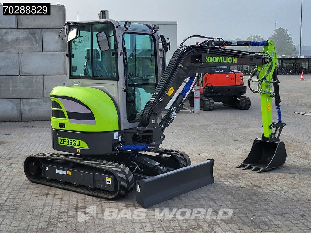 Zoomlion ZE35 GU FACTORY WARRANTY -KUBOTA ENGINE -A/C