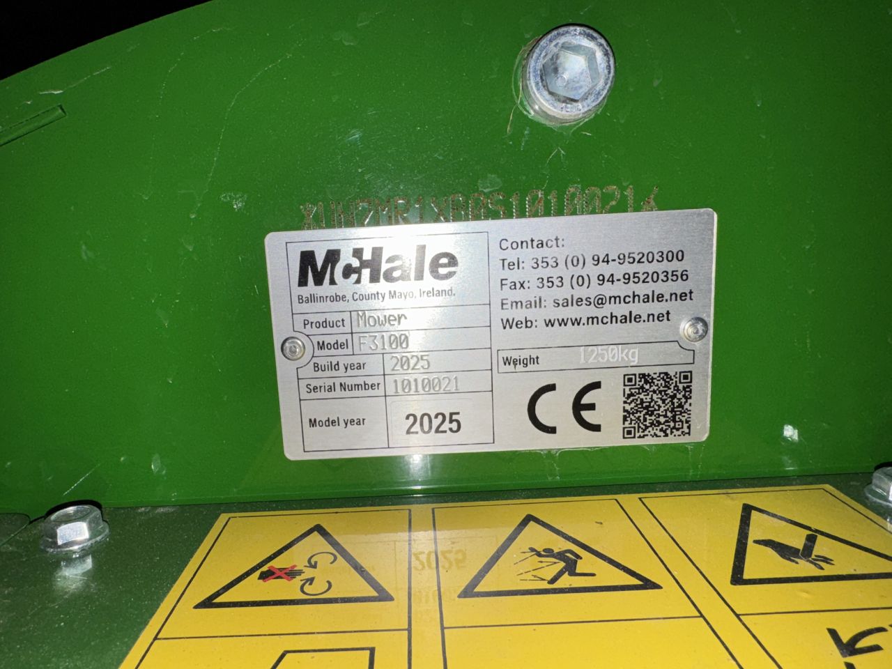 Mchale Pro Glide F3100 MK2 en Mchale Pro Glide R3100 MK2