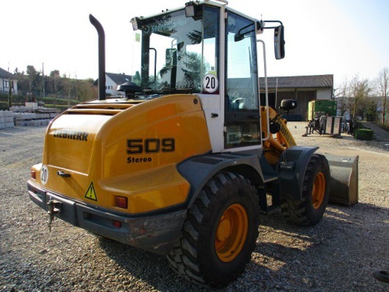Liebherr L 509 Stereo, original 4950 Std., Schel, Gabel