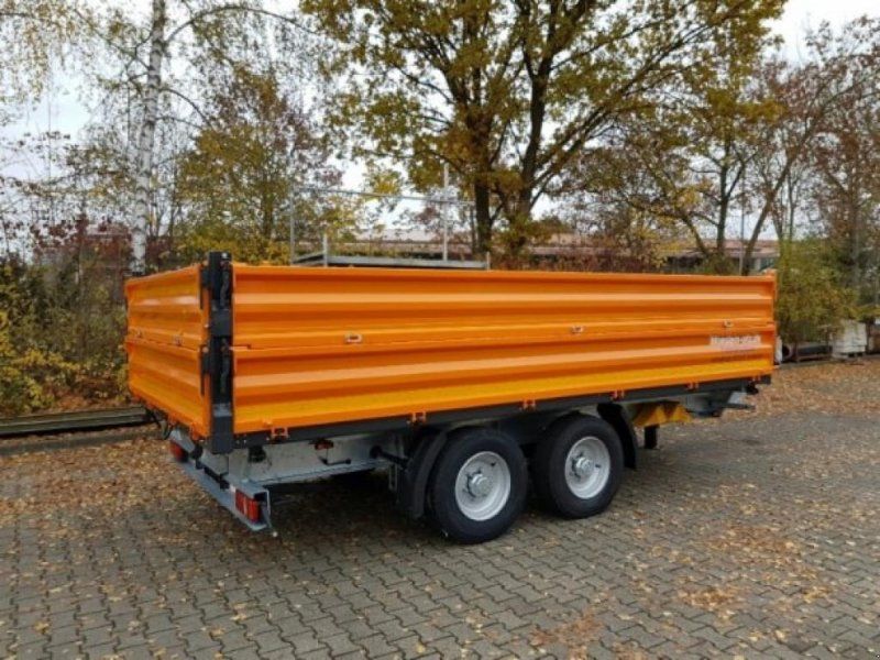 Möslein TTD13- BA Orange 13 t Tandem Kipper Tiefladermit