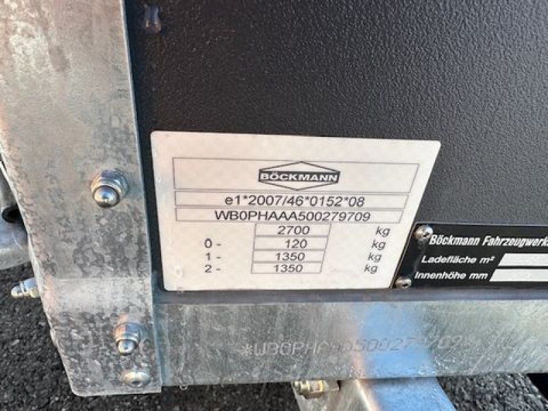 Böckmann Viehanhänger VH 3016/27 Holz 2,7to 3,05x1,65m