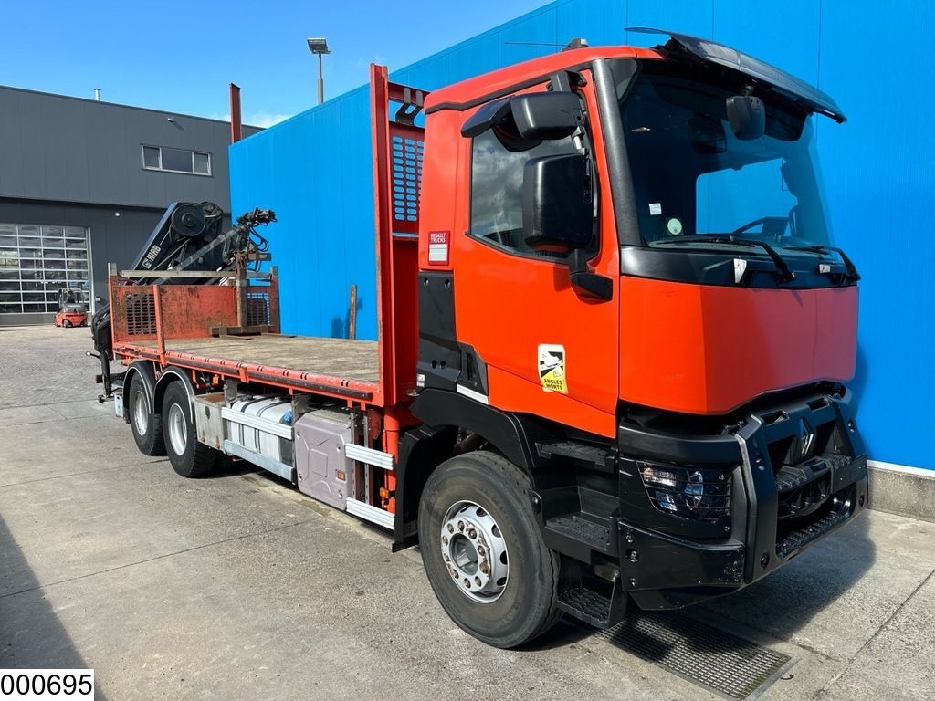 Renault C 430 EURO 6, Steel spring suspension, Hiab