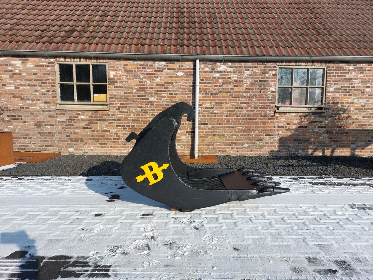 Puinbak met tanden CW30, 115cm breed