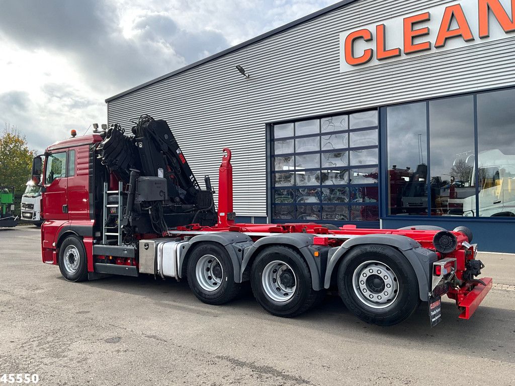 Man TGX 35.480 8x4 Euro 6 Hiab 28 Tonmeter laadkraan