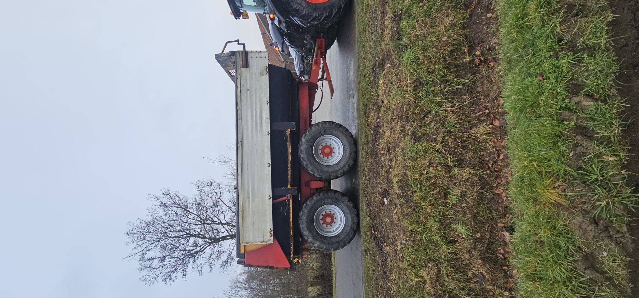 Mullié Gronddumper / Kieper – Verzwaard Onderstel – Stuuras – To