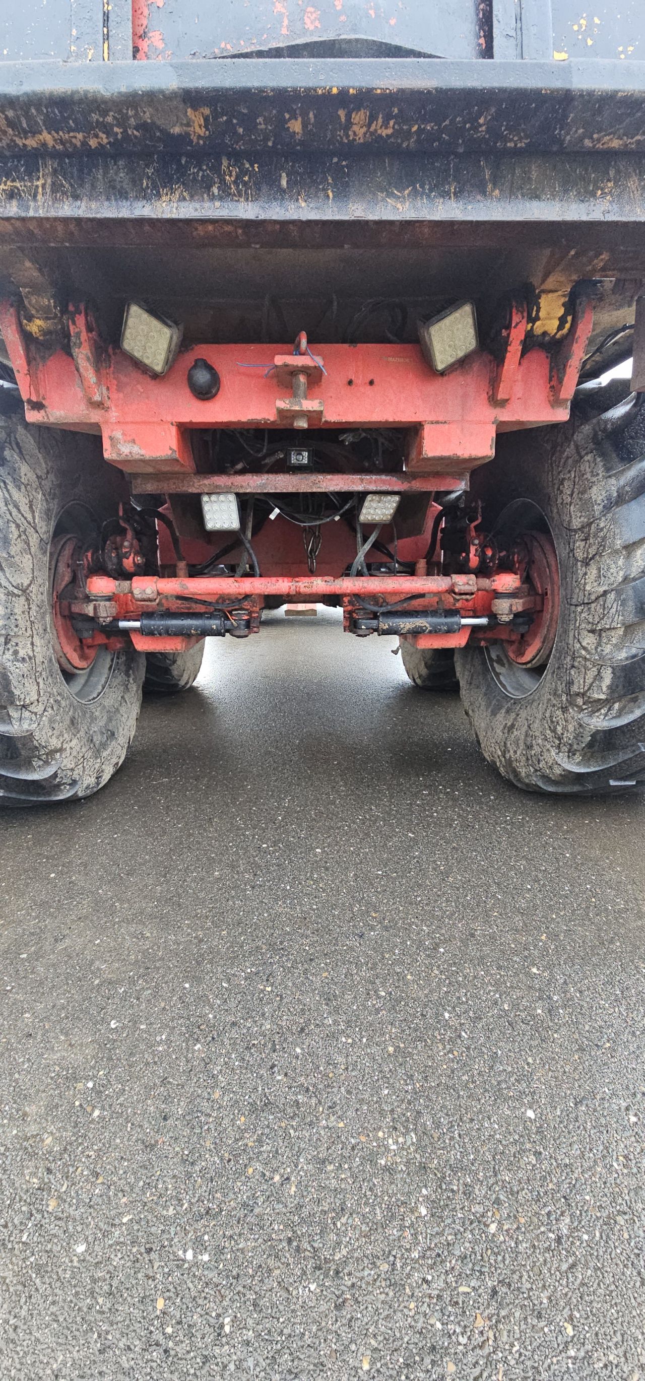 Mullié Gronddumper / Kieper – Verzwaard Onderstel – Stuuras – To