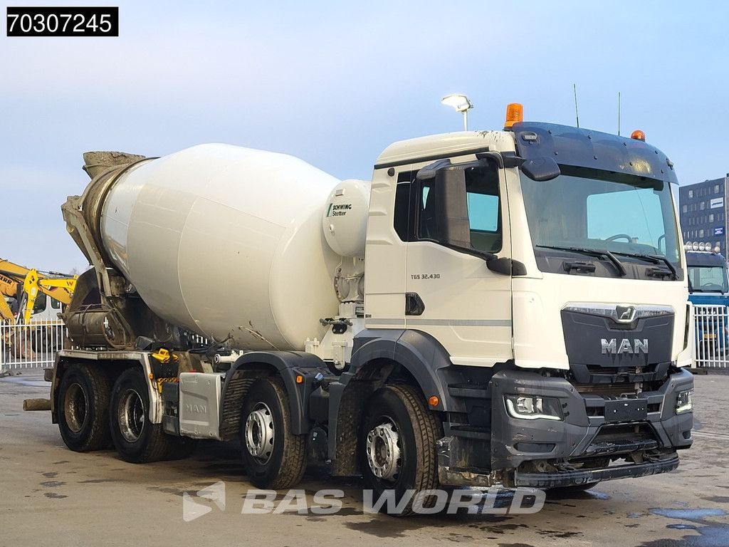 MAN TGS 32.430 8X4 9m3 Stetter Mixer Full Steel Euro 6