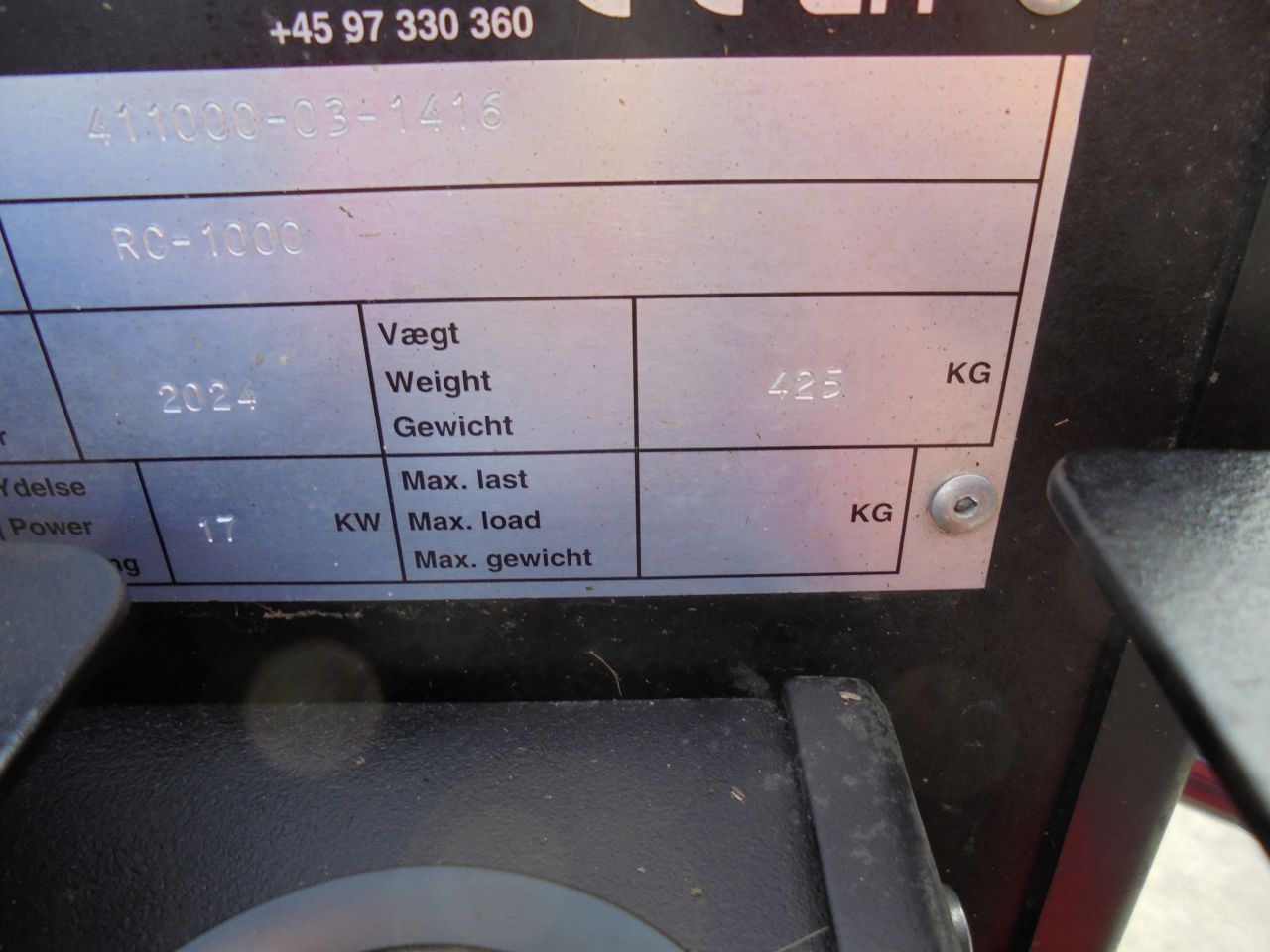 Timan RC-1000 radiogr,rupsmaaier/taludmaaier