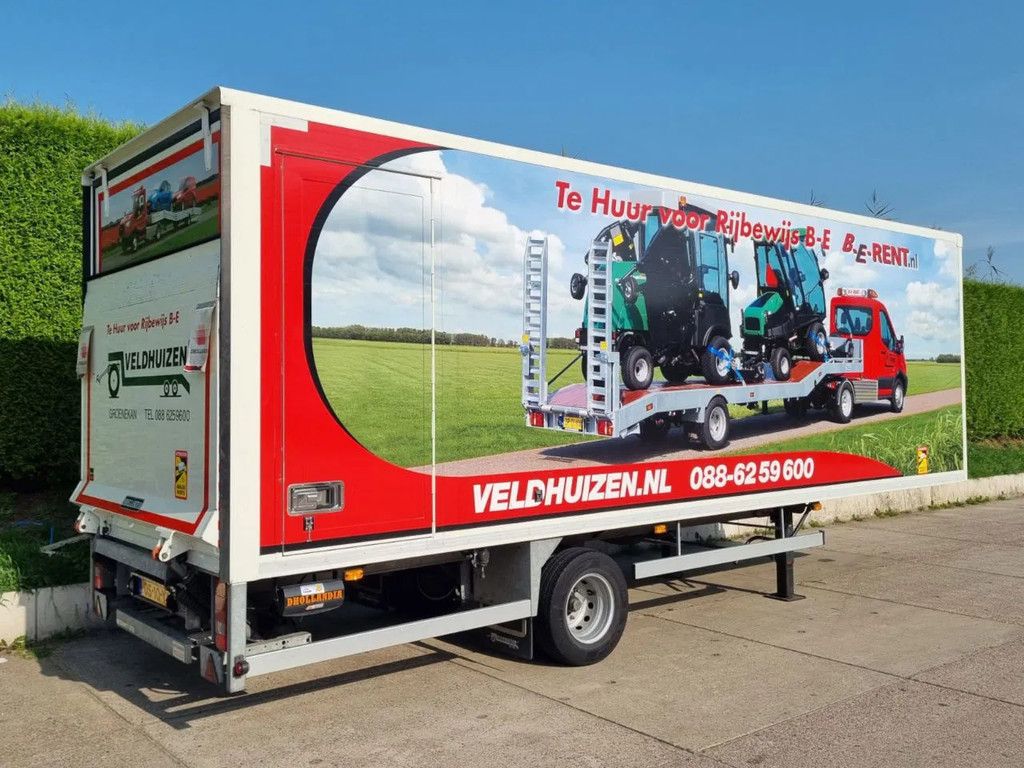Veldhuizen 7,4-tons Gesloten oplegger 7,5 m.