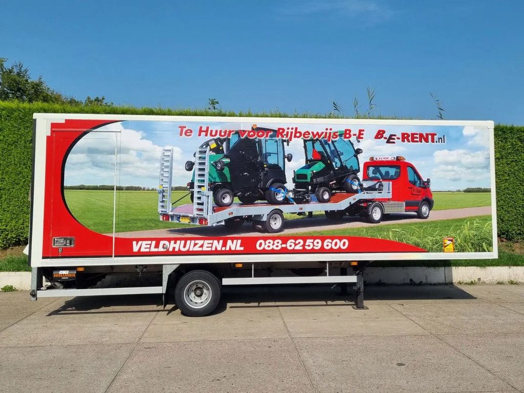 Veldhuizen 7,4-tons Gesloten oplegger 7,5 m.