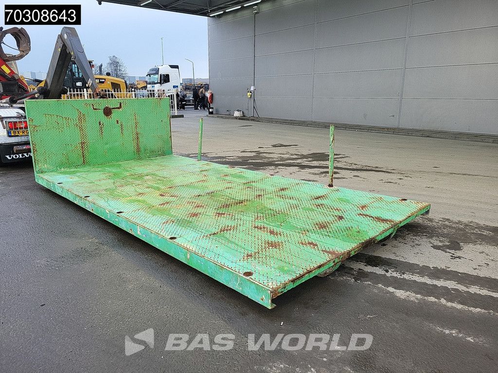 Volvo FM 370 6X2 HMF 1643 Z2 Crane 20tons AJK containersystem Lift+Steering axle Euro 5