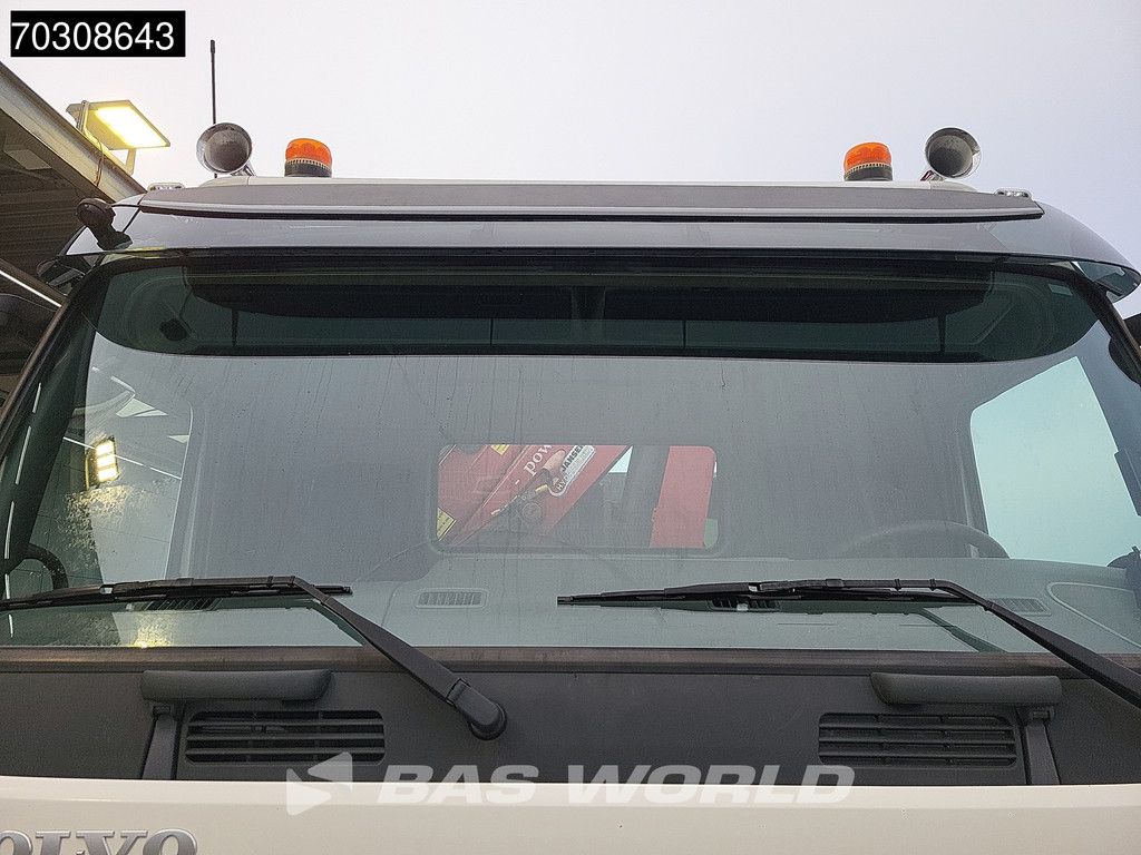 Volvo FM 370 6X2 HMF 1643 Z2 Crane 20tons AJK containersystem Lift+Steering axle Euro 5