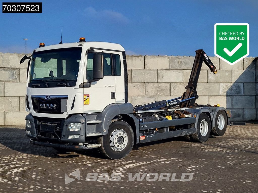 MAN TGS 28.460 6X2 Marrel AL20 Containersystem Lift Axle Automatic Euro 6