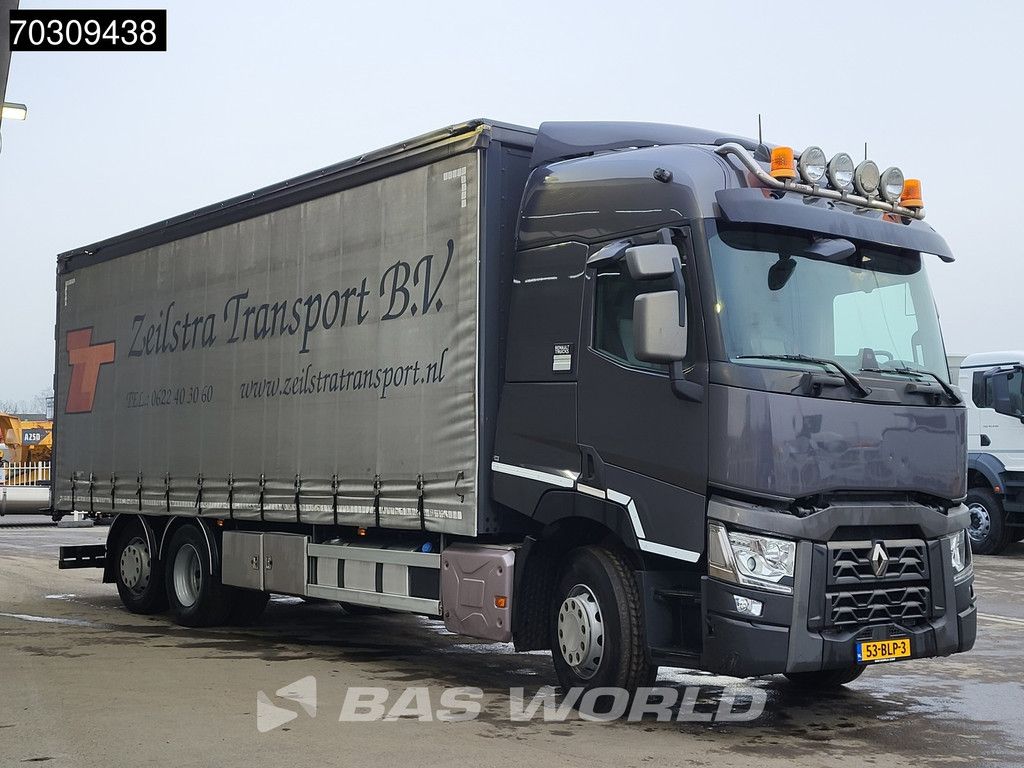 Renault T T 430 6X2 NL-Truck curtainsides Forklift preparation Steering axle Automatic Euro 6