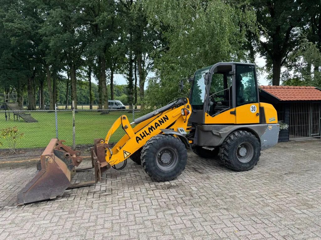 Ahlmann AL80 Shovel loader bak + vorken