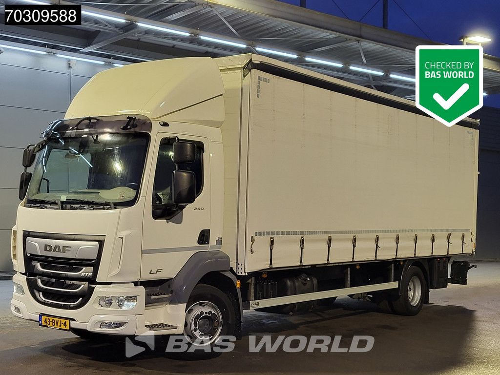 DAF LF 290 4X2 NL-Truck APK curtainsides 1500 kg Ladebordwand Automatic Euro 6