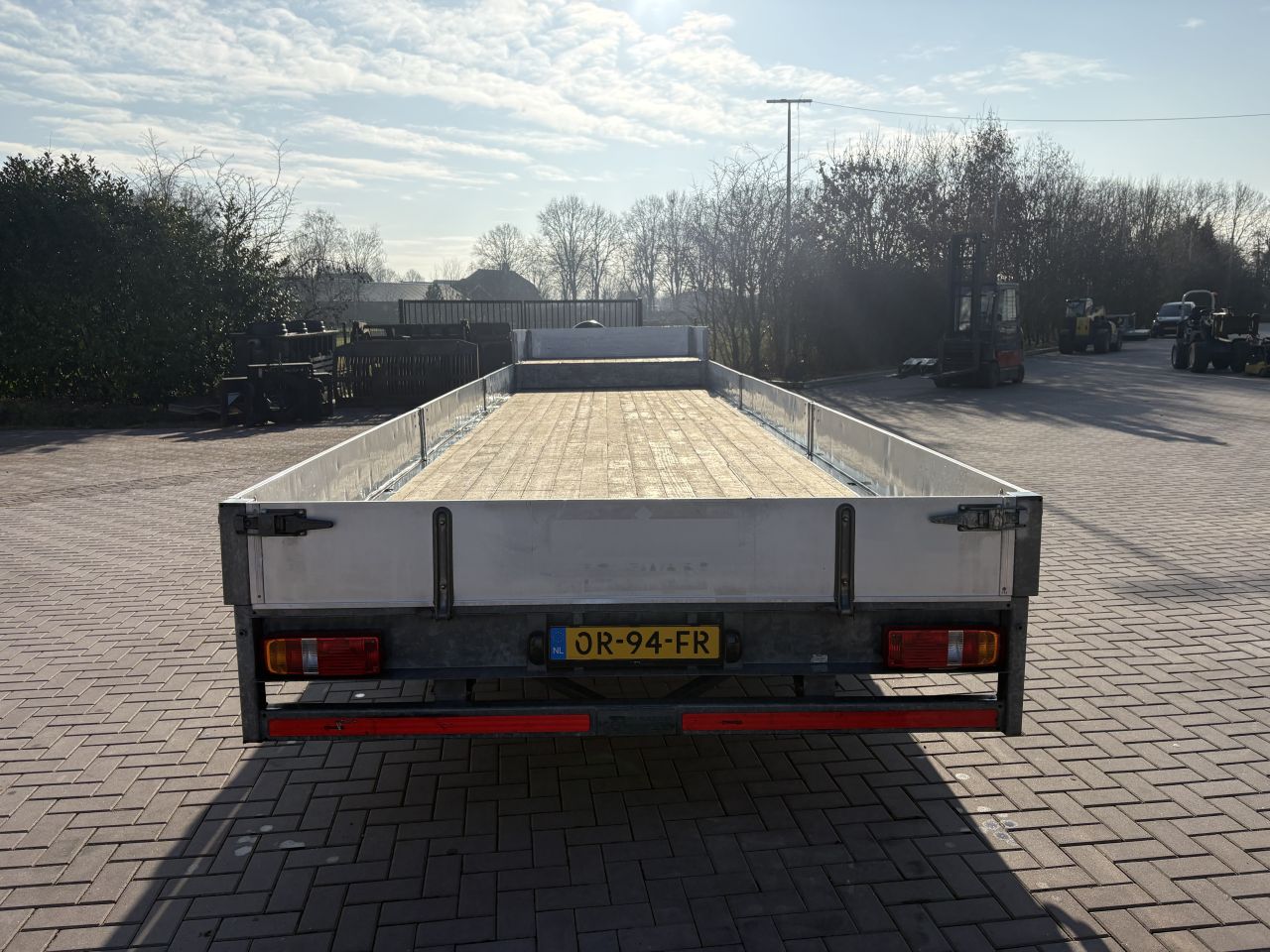 Be oplegger Veldhuizen semi dieplader BREED 240 CM 9.7 ton (2018