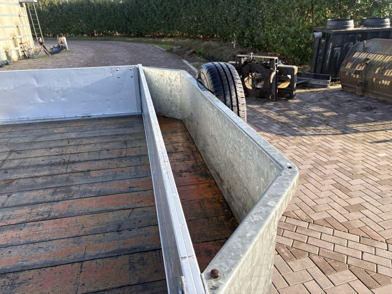 Be oplegger Veldhuizen semi dieplader BREED 240 CM 9.7 ton (2018