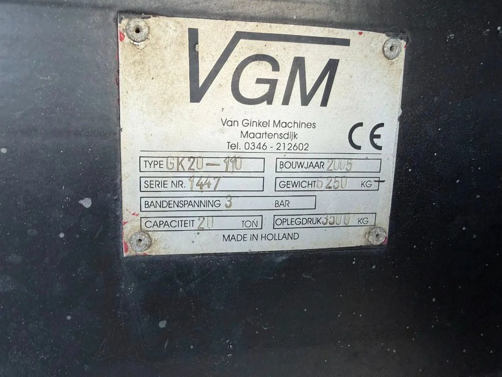 VGM GK 20-110 Dumper