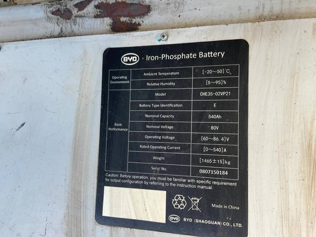 BYD ECB35C Vorkheftruck, hefruck