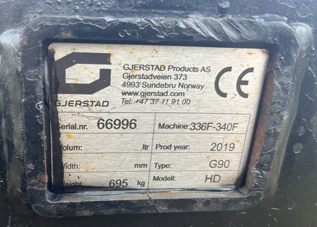 Gjerstad Quickcoupler CAT 336 - 340