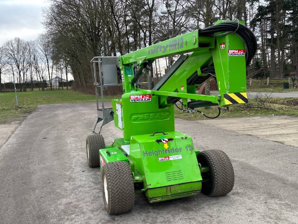 Niftylift HR 12 NDE knikarmhoogwerker 12m nifty hoogwerker