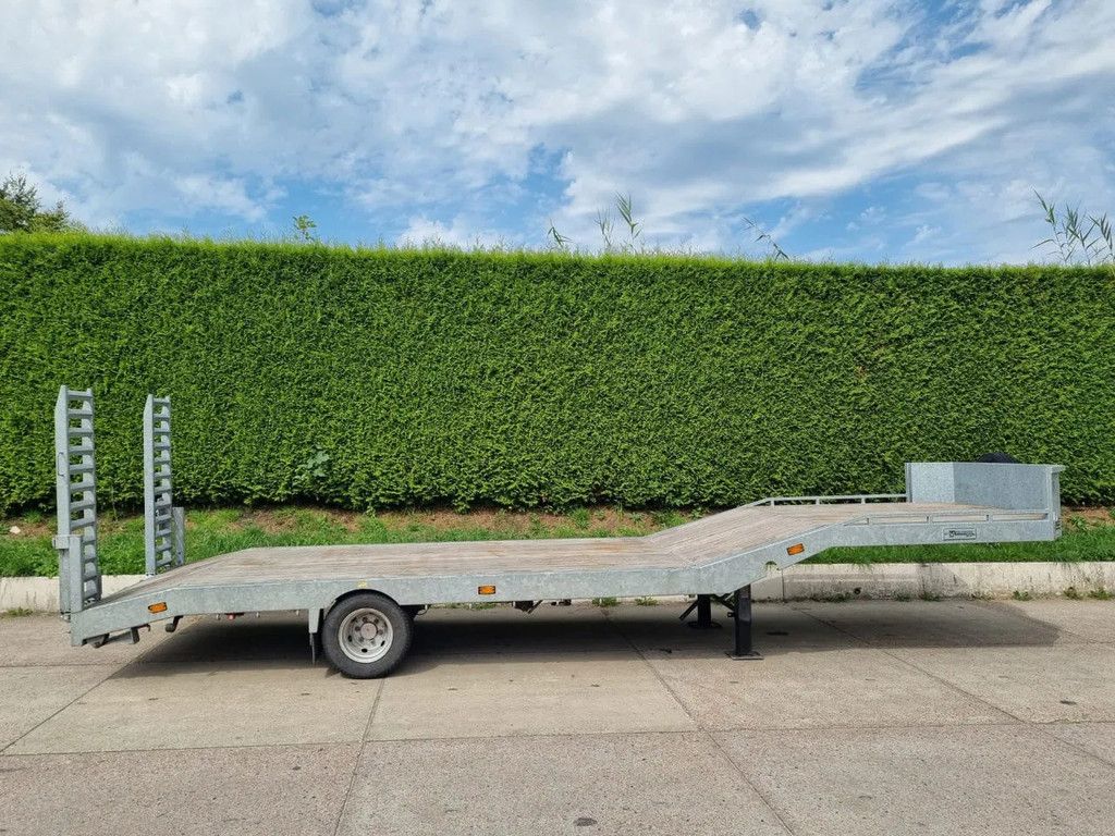 Veldhuizen 5,0-tons Semi-dieplader oplegger 7,5 m.