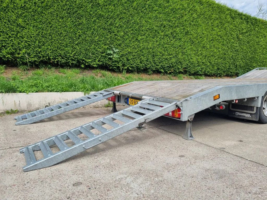 Veldhuizen 5,0-tons Semi-dieplader oplegger 7,5 m.