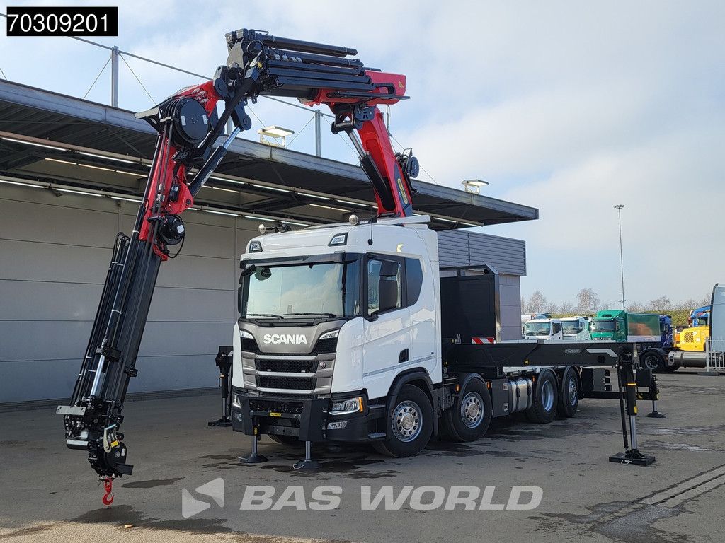 Scania R500 8X2 NEW! Palfinger PK480 TEC Crane + Jib 2.5t Winch Lift+steering axle Retarder