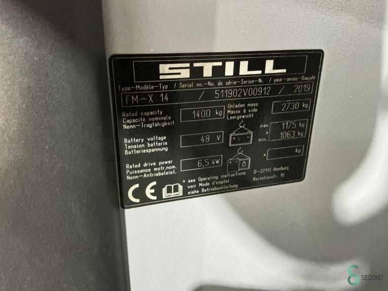 Schubmaststapler Elektrisch Still FM-X14 2019