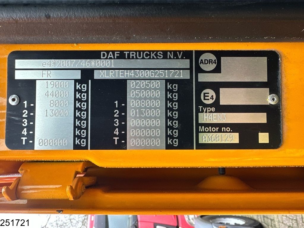 DAF XF 480 EURO 6, ACC, Standairco