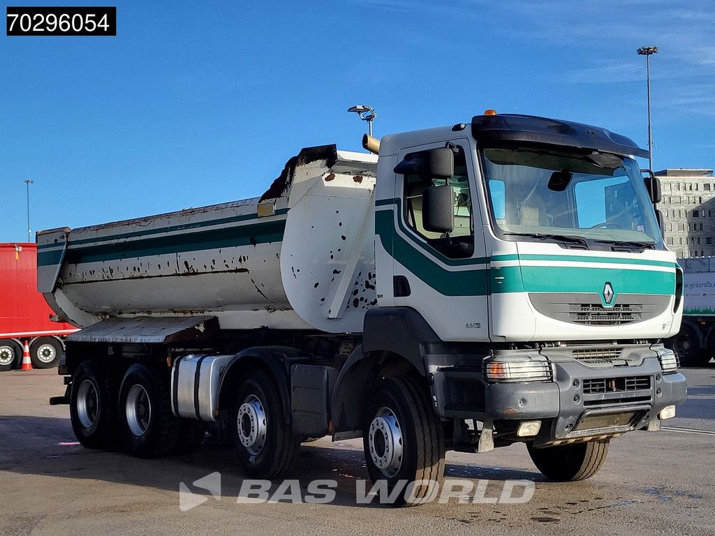 Renault Kerax 460 8X4 Steel Tipper Retarder Big-Axle Steelsuspension Euro 5