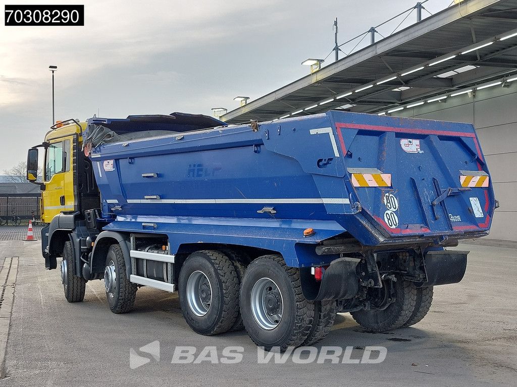 MAN TGS 35.430 8X4 15m3 CIF Bennes tipper Steel Suspension Big-Axle Automatic Euro 6